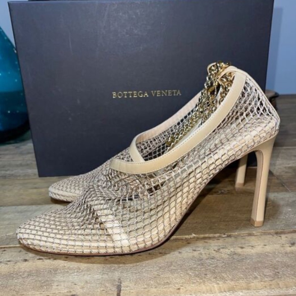 Bottega Veneta Chain Mesh Sandals